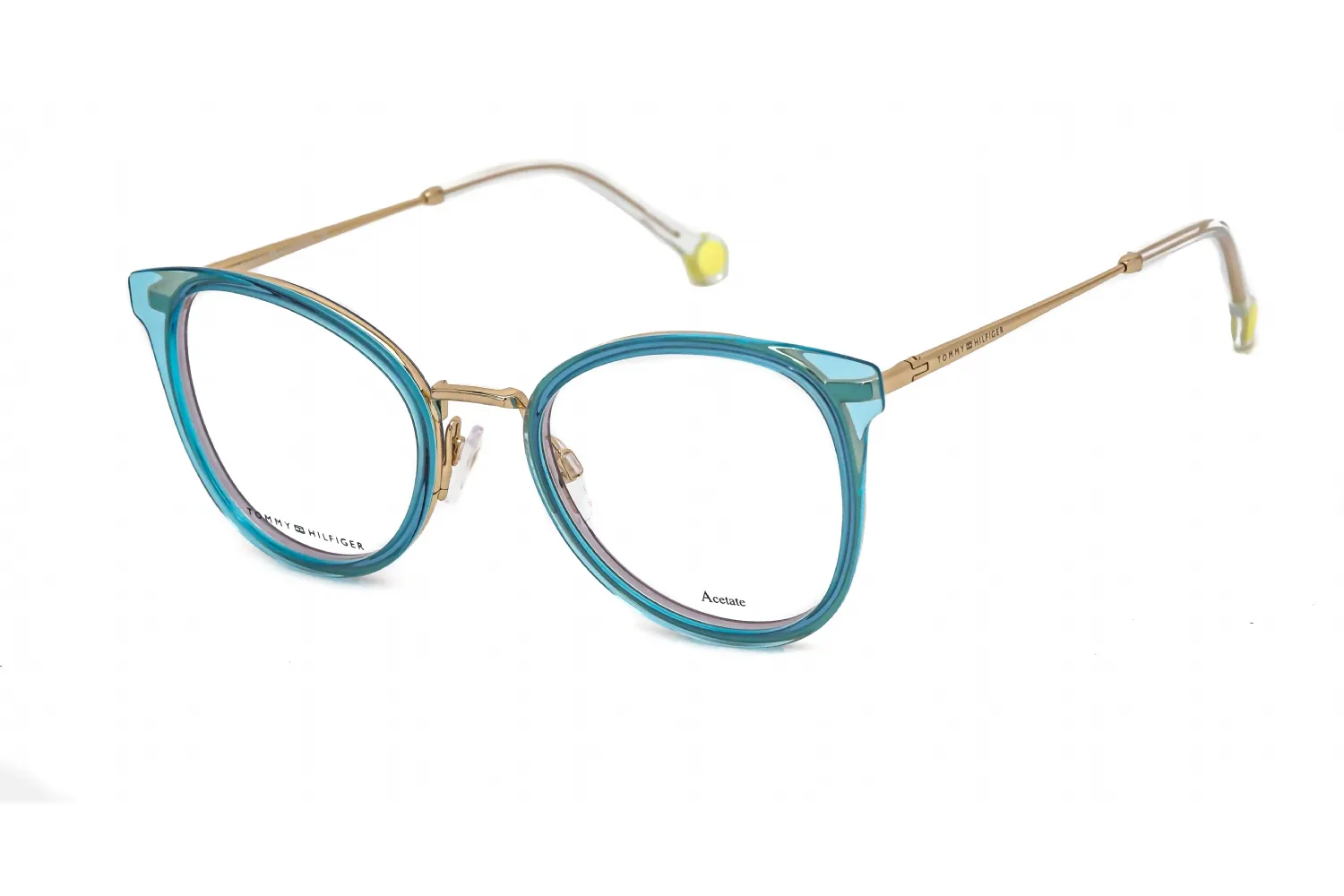 Tommy Hilfiger TH 1837 0AGS 00 Eyeglasses Azure Blue 52mm Women