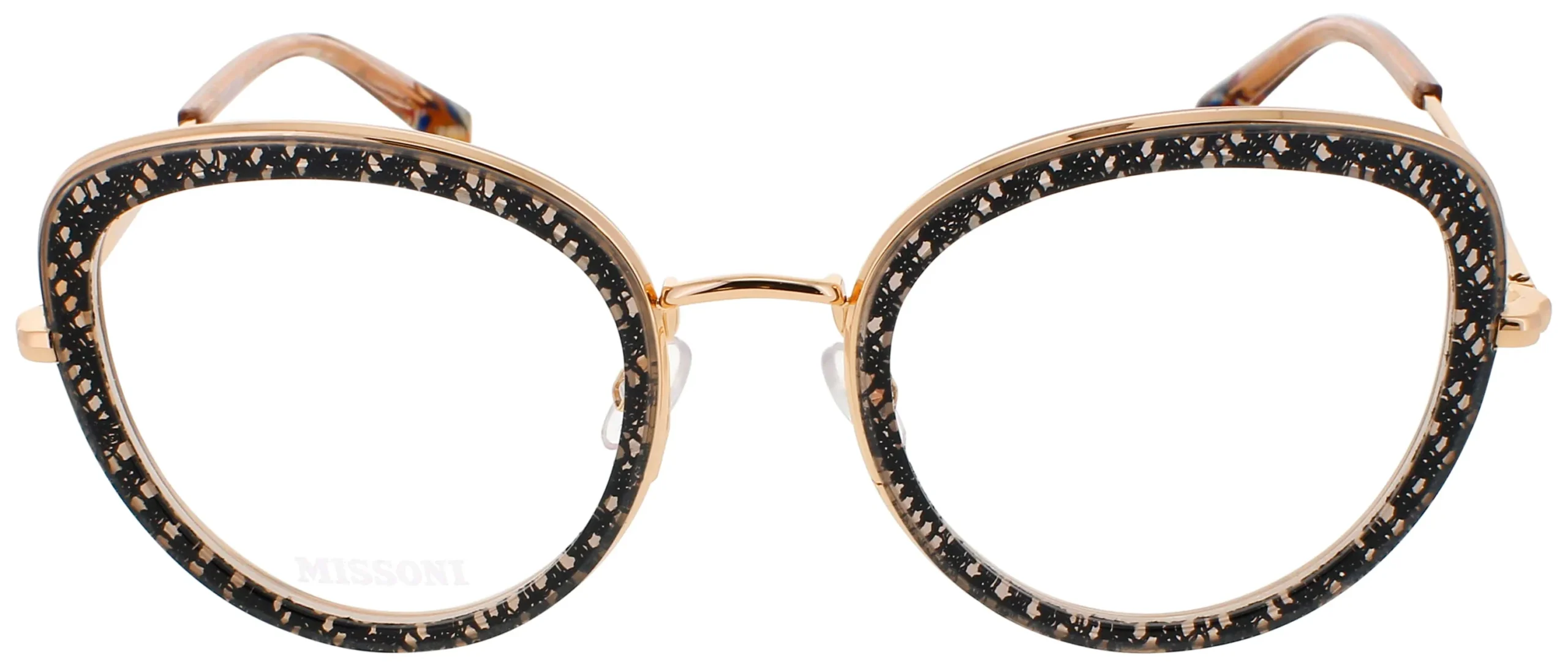 Missoni MIS 0043 0KDX Eyeglasses Black Nude 50mm Women 2