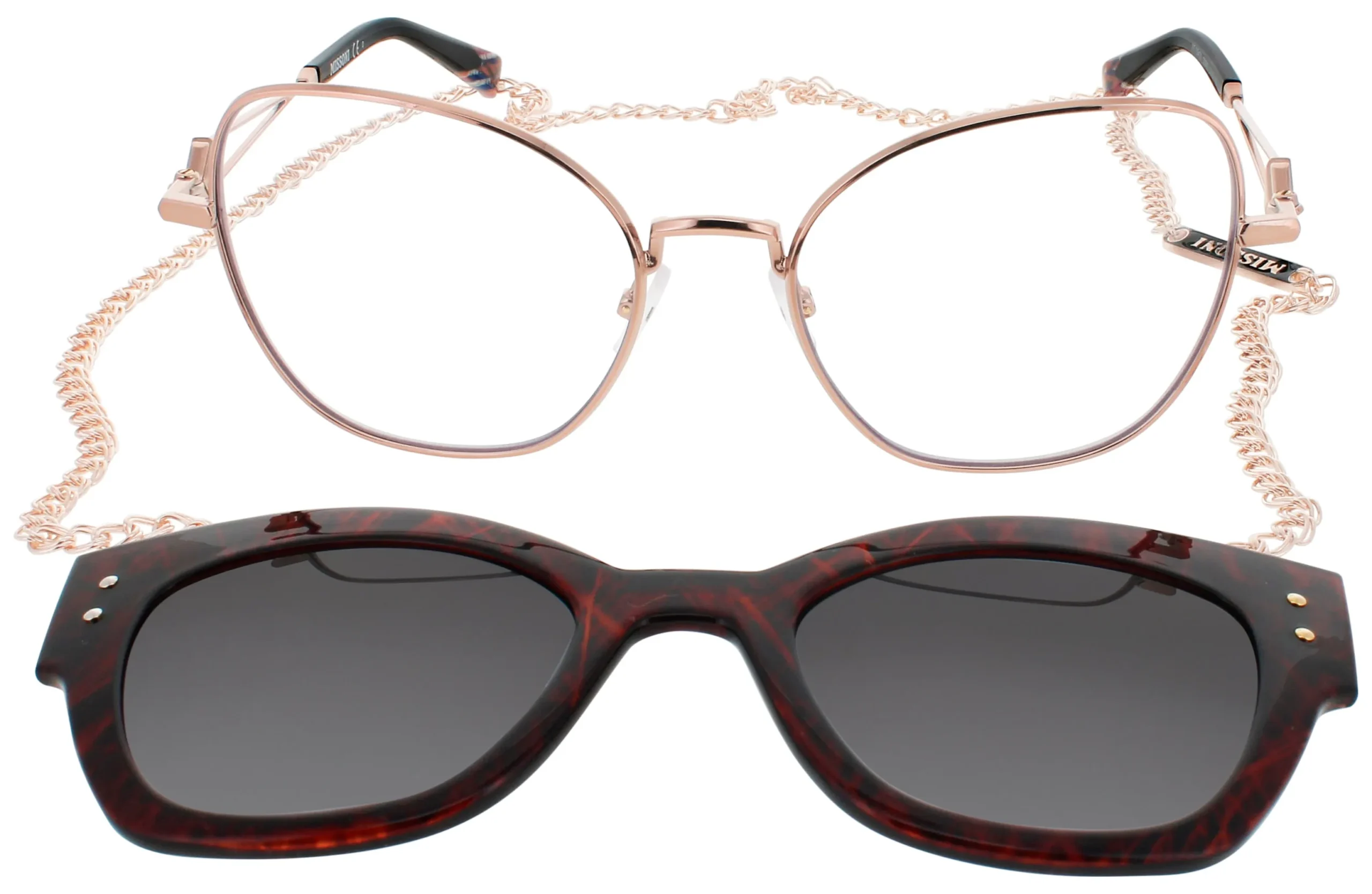 Missoni MIS 0054/CS 0DDB Eyeglasses Gold Copper 53mm Women 2