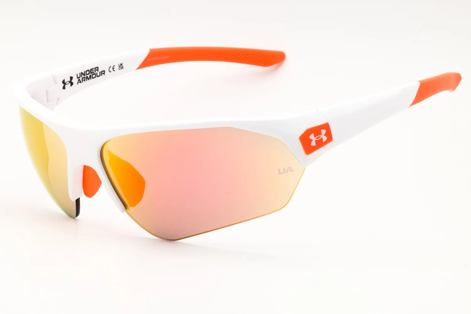 UNDER ARMOUR UA 7000/S 0IXN 50 Sunglasses White Orange 69mm Unisex