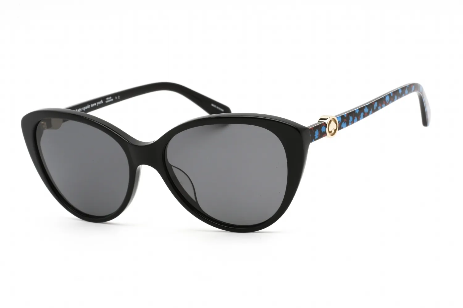 Kate Spade VISALIA/G/S 07RM M9 Sunglasses Pattern Black 55mm Women