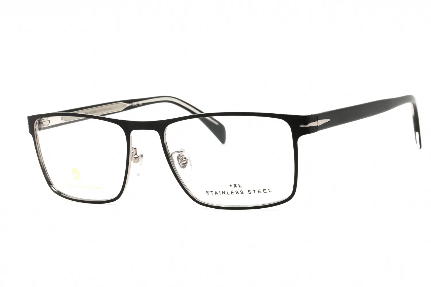 David Beckham DB 1067 0TI7 00 Eyeglasses Mt Black Ruthenium 56mm Men