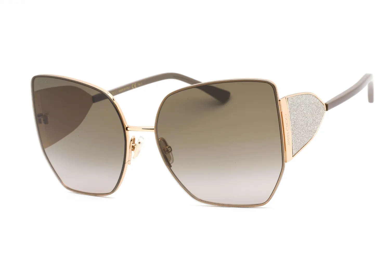 Jimmy Choo River/S (No case included) 763/HA Sunglasses Gold 61mm Women