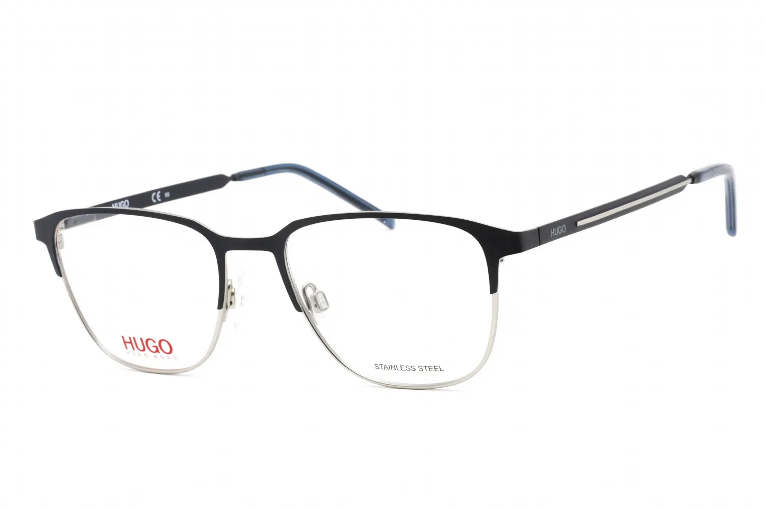 Hugo HG 1155 0KU0 00 Eyeglasses Blue Ruthenium 54mm Men