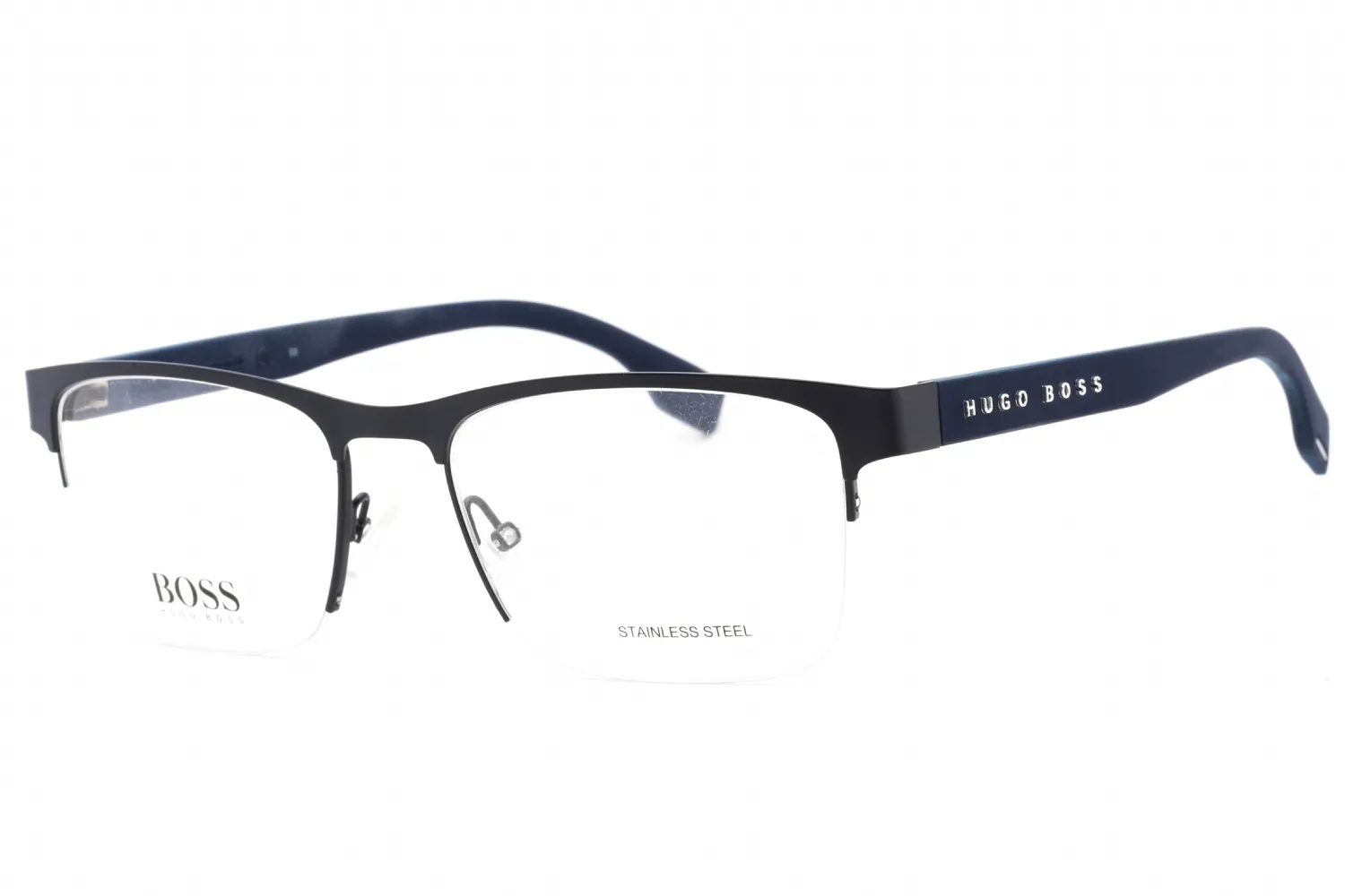 HUGO BOSS BOSS 1355/U 0FLL 00 Eyeglasses Matte Blue 54mm Men