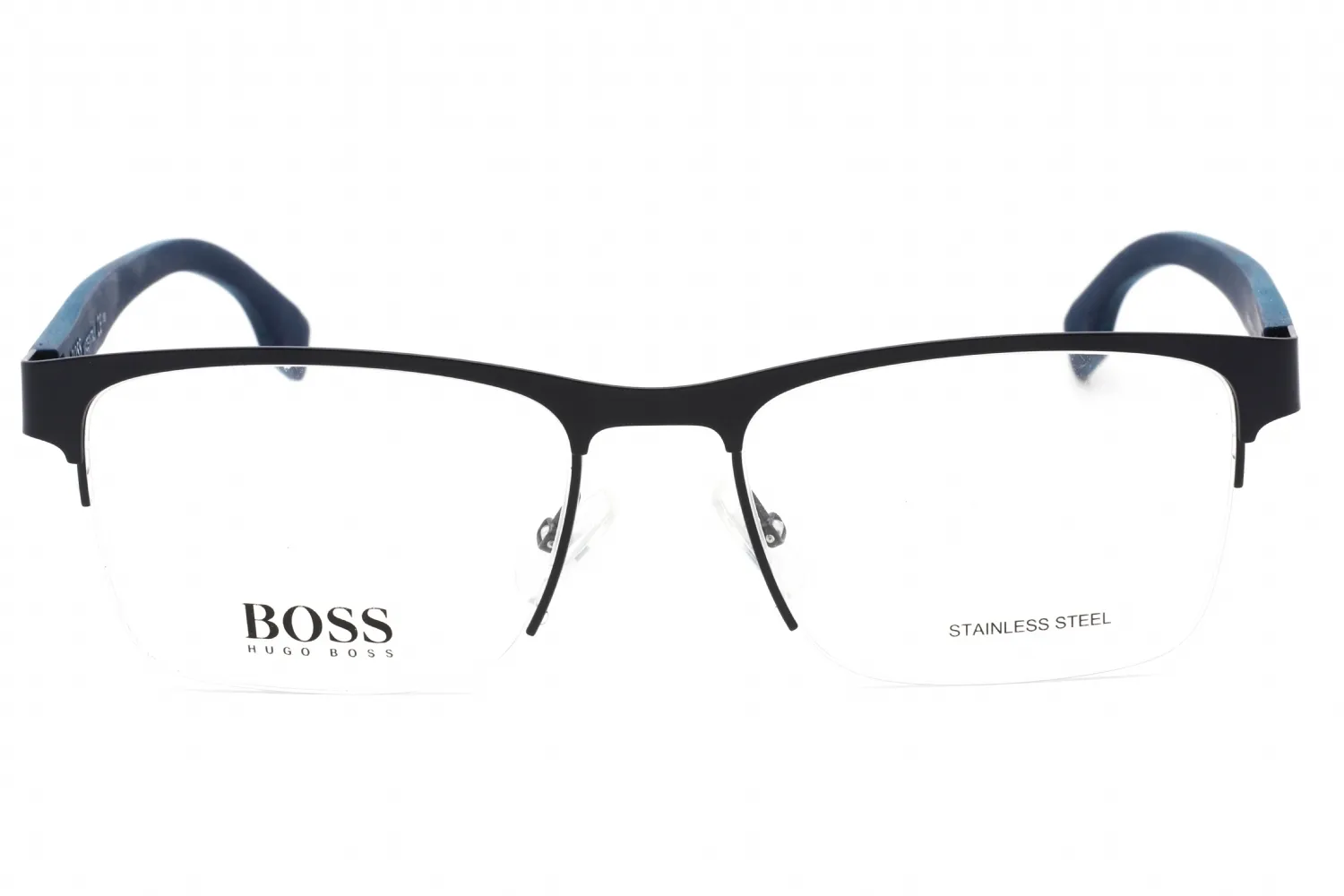 HUGO BOSS BOSS 1355/U 0FLL 00 Eyeglasses Matte Blue 54mm Men 2