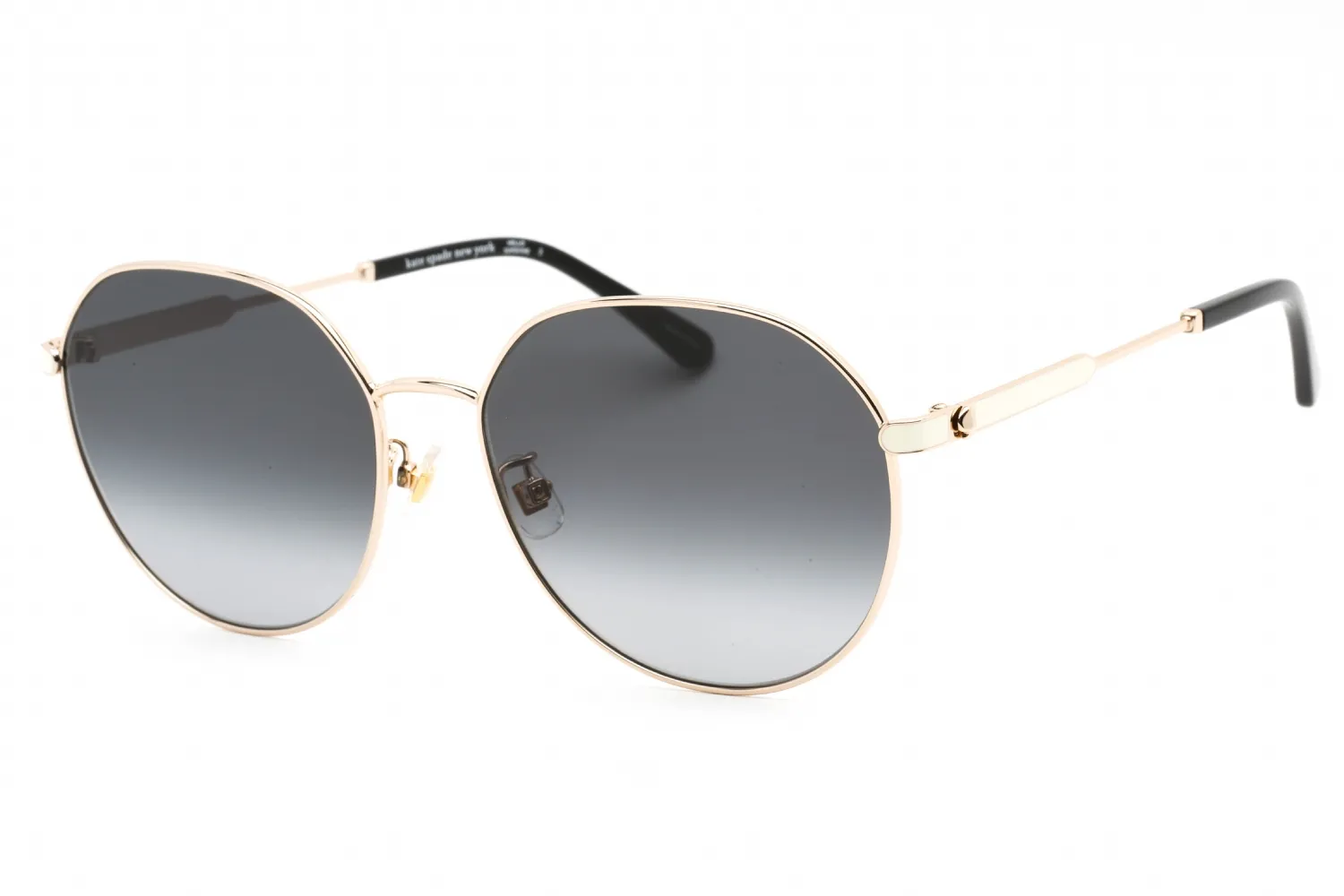 Kate Spade NESHA/F/S 0RHL 9O Sunglasses Gold Black 60mm Women