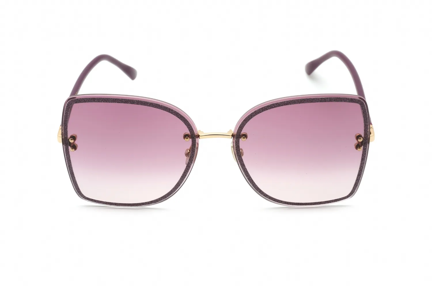 Jimmy Choo LETI/S 0VO1 Sunglasses Gold Plum 62mm Women 2