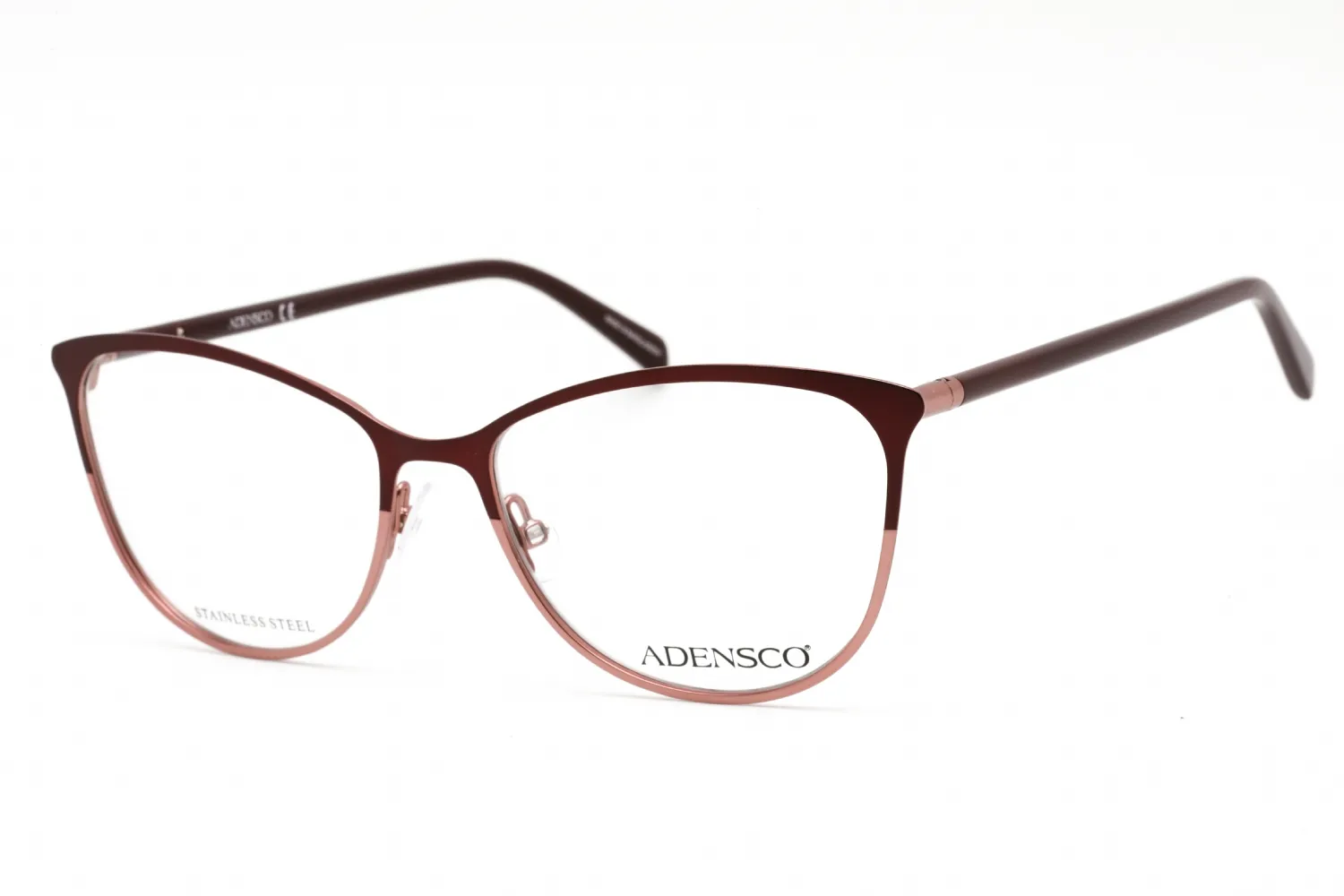 Adensco AD 240 07W5 00 Eyeglasses Burgundy 53mm Women