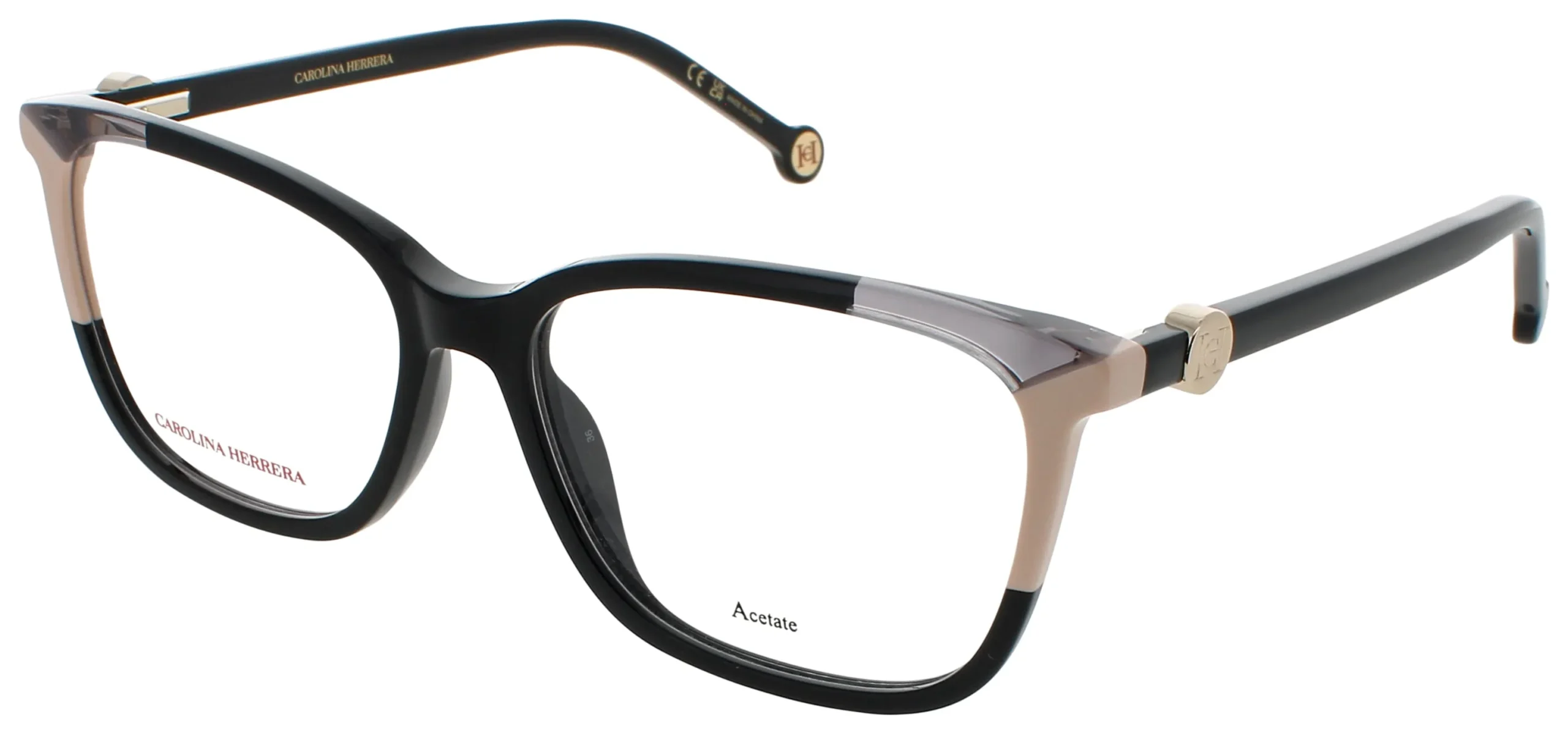 Carolina Herrera CH 0055 0KDX Eyeglasses Black Nude 54mm Women