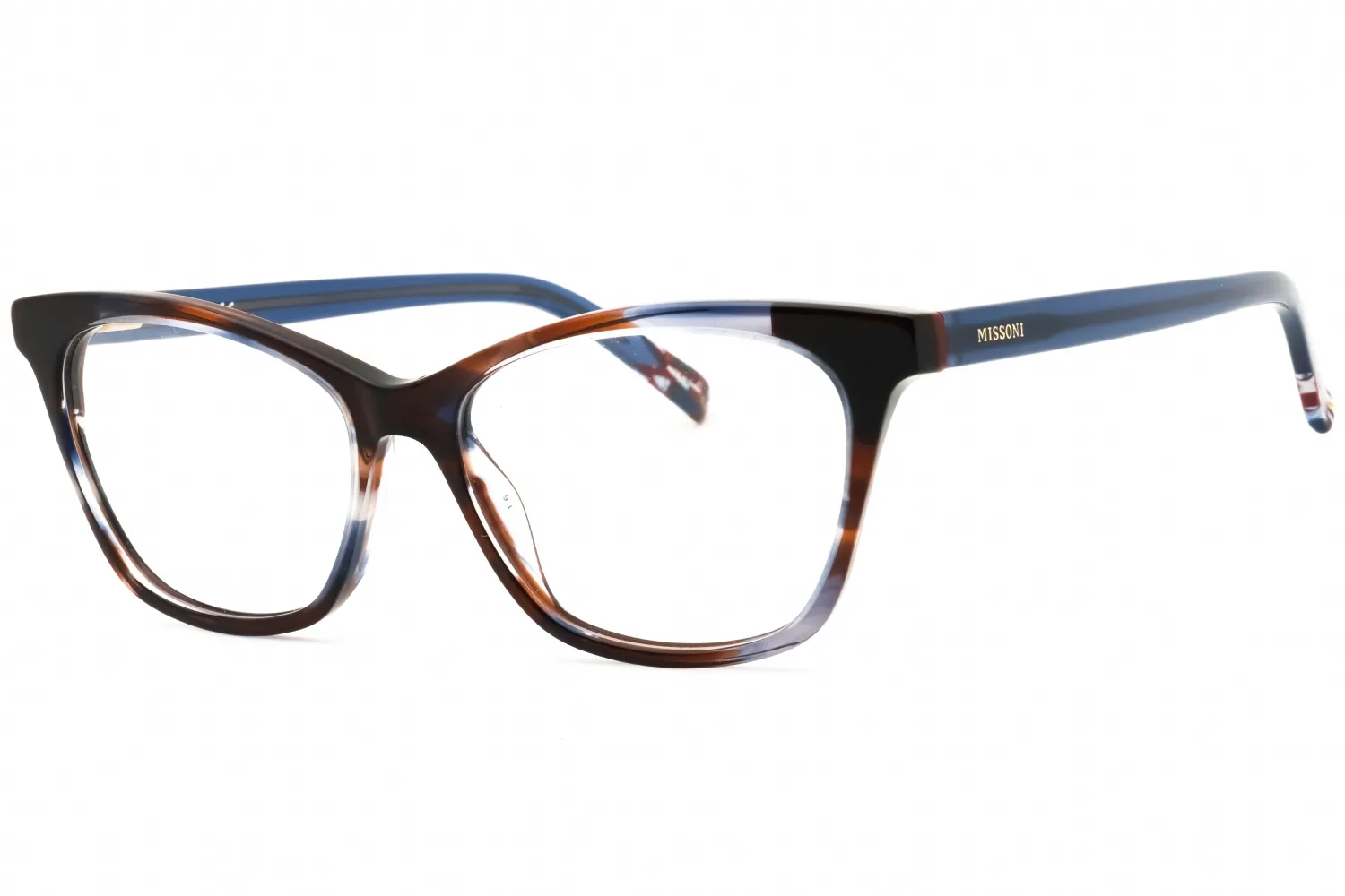 Missoni MIS 0101 0IWF 00 Eyeglasses Hrnbrwblu 53mm Women