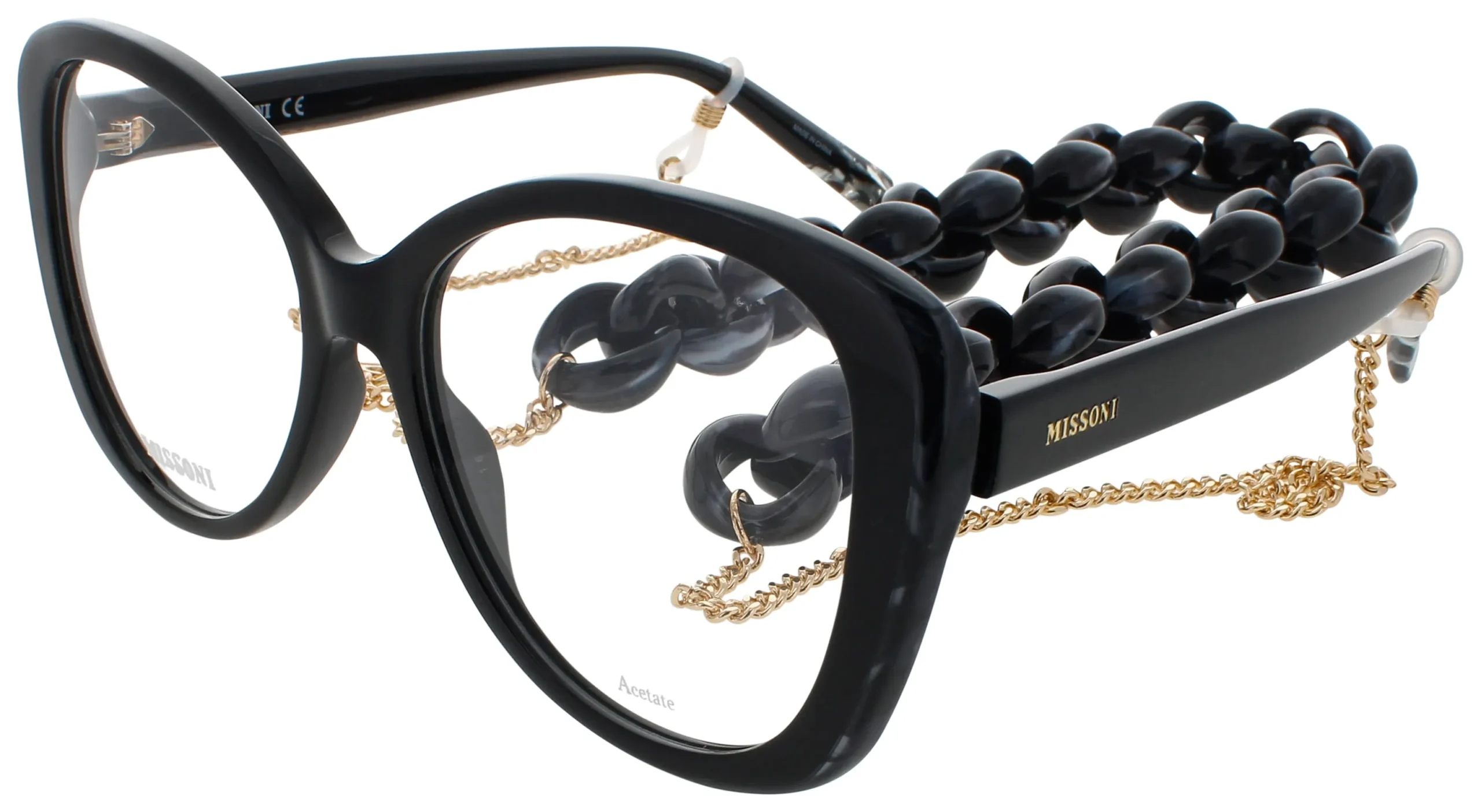 Missoni MIS0093/N 033Z Eyeglasses Grey Black 56mm Women