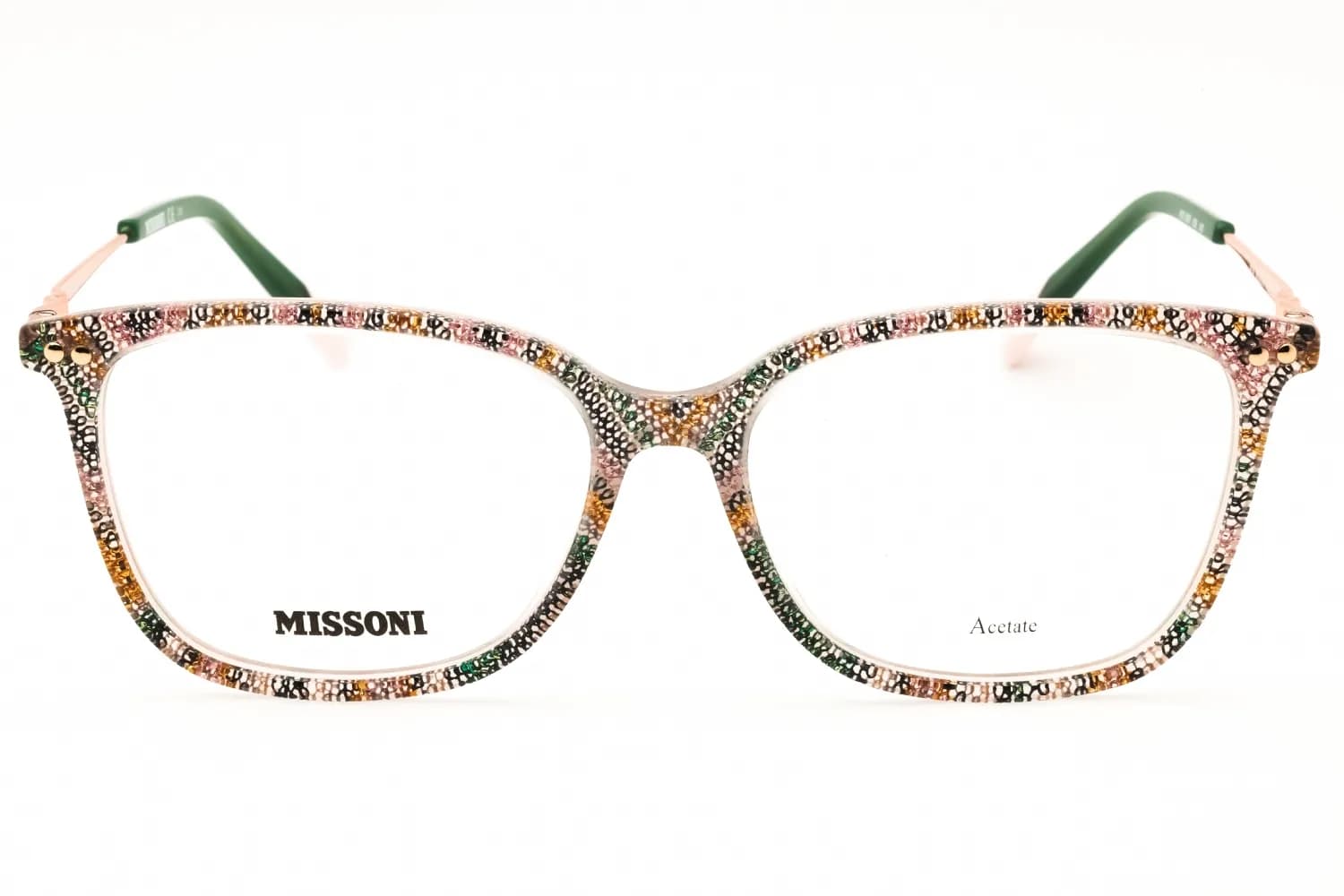 Missoni MIS 0085 0038 00 Eyeglasses Pttrpkgrn 53mm Women 2
