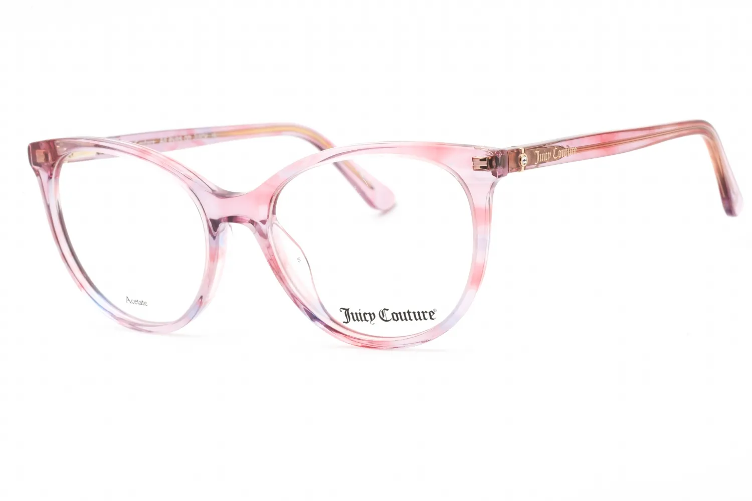 Juicy Couture JU 235 01ZX 00 Eyeglasses Pink Horn 52mm Women