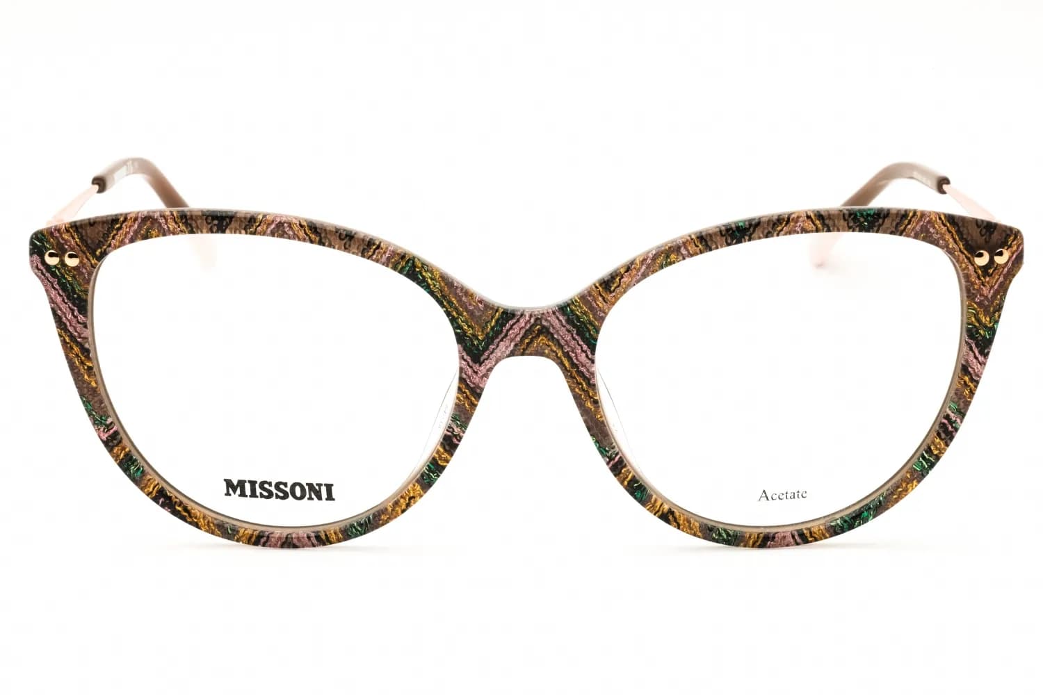 Missoni MIS 0109 01UK 00 Eyeglasses Ptbrwngrn 54mm Women 2