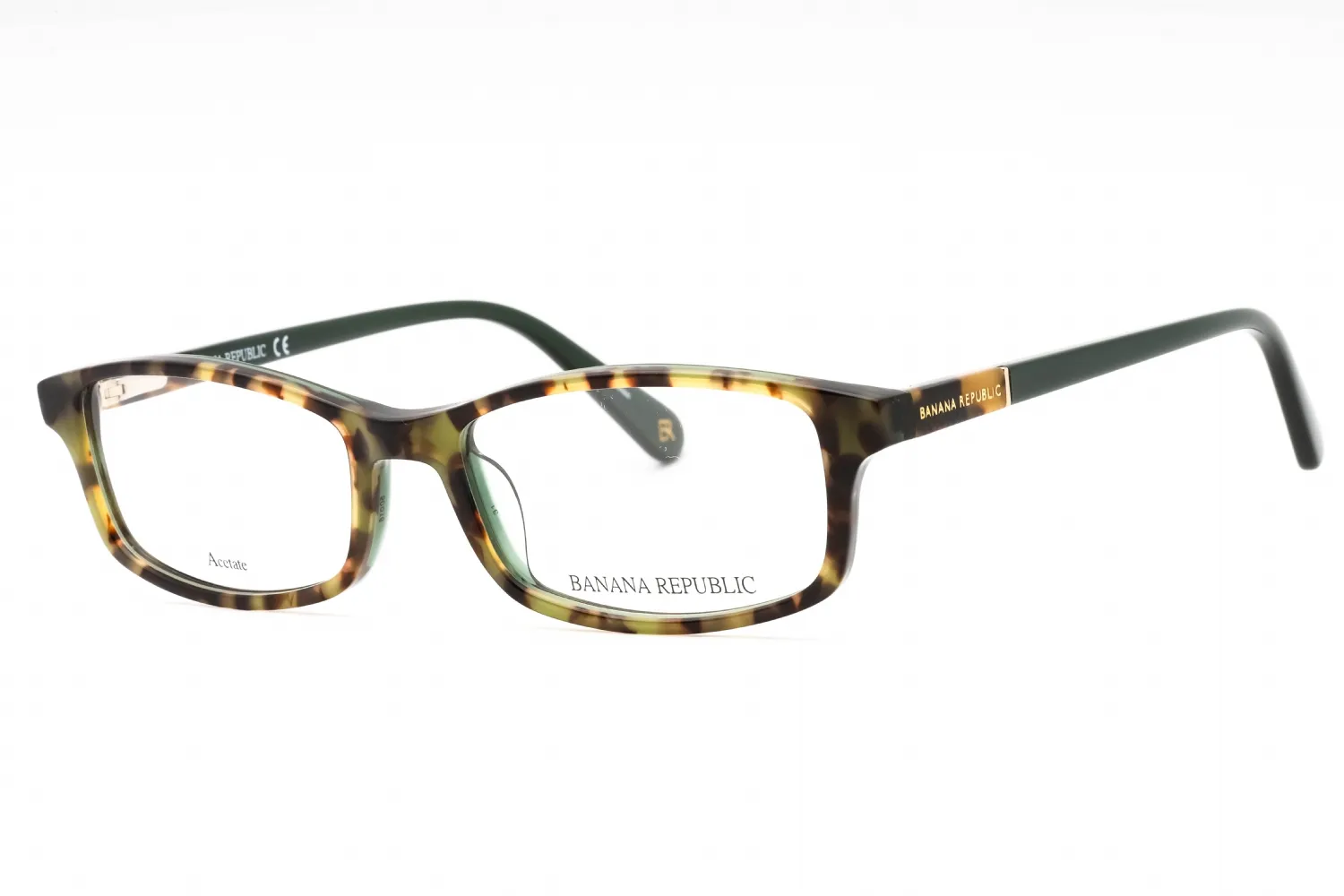 Banana Republic BR 215 0G1U 00 Eyeglasses Olive Havana 50mm Women