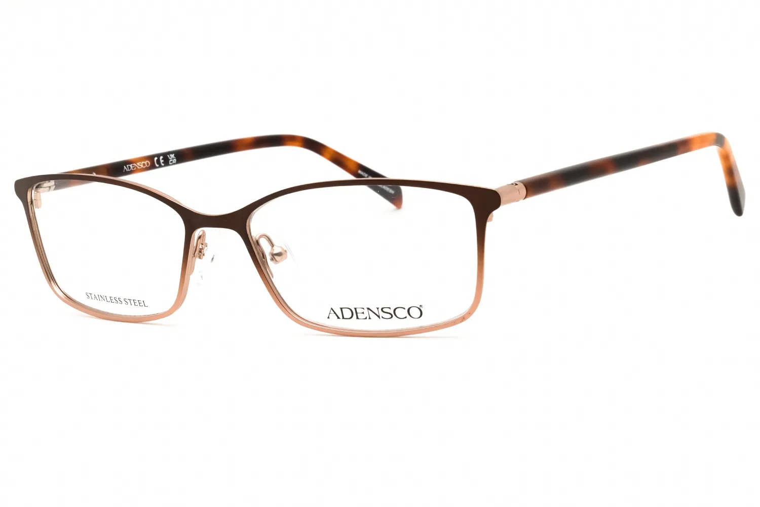 Adensco AD 233 0FG4 00 Eyeglasses Brown Gold 54mm Women