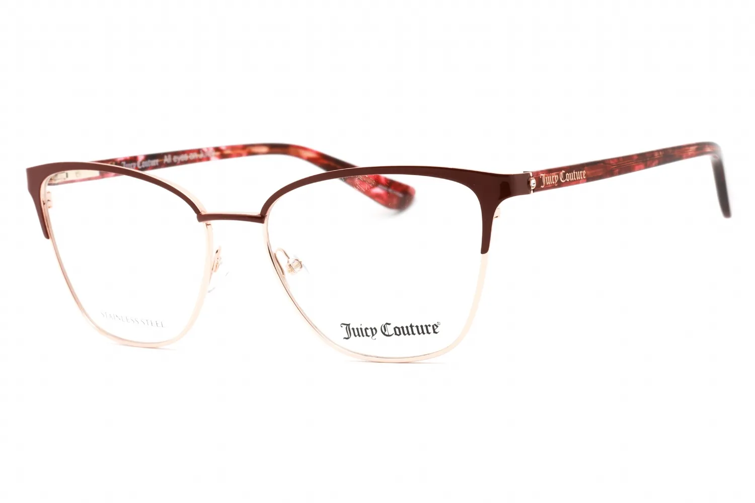 Juicy Couture JU 238/G 0LHF 00 Eyeglasses Burgundy 53mm Women