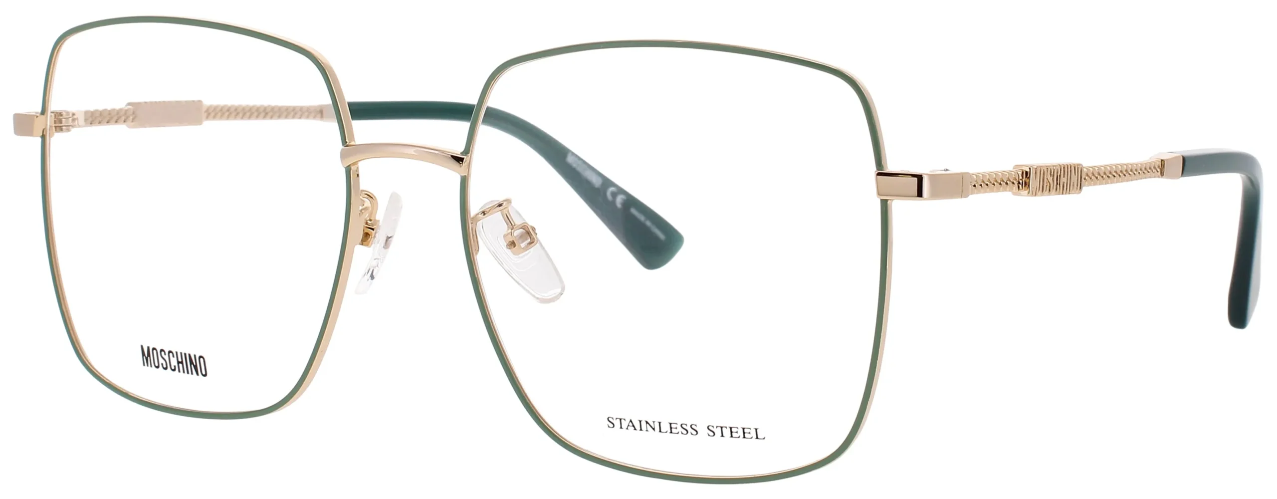 Moschino MOS615/G PEF Eyeglasses Gold Green 56mm Women