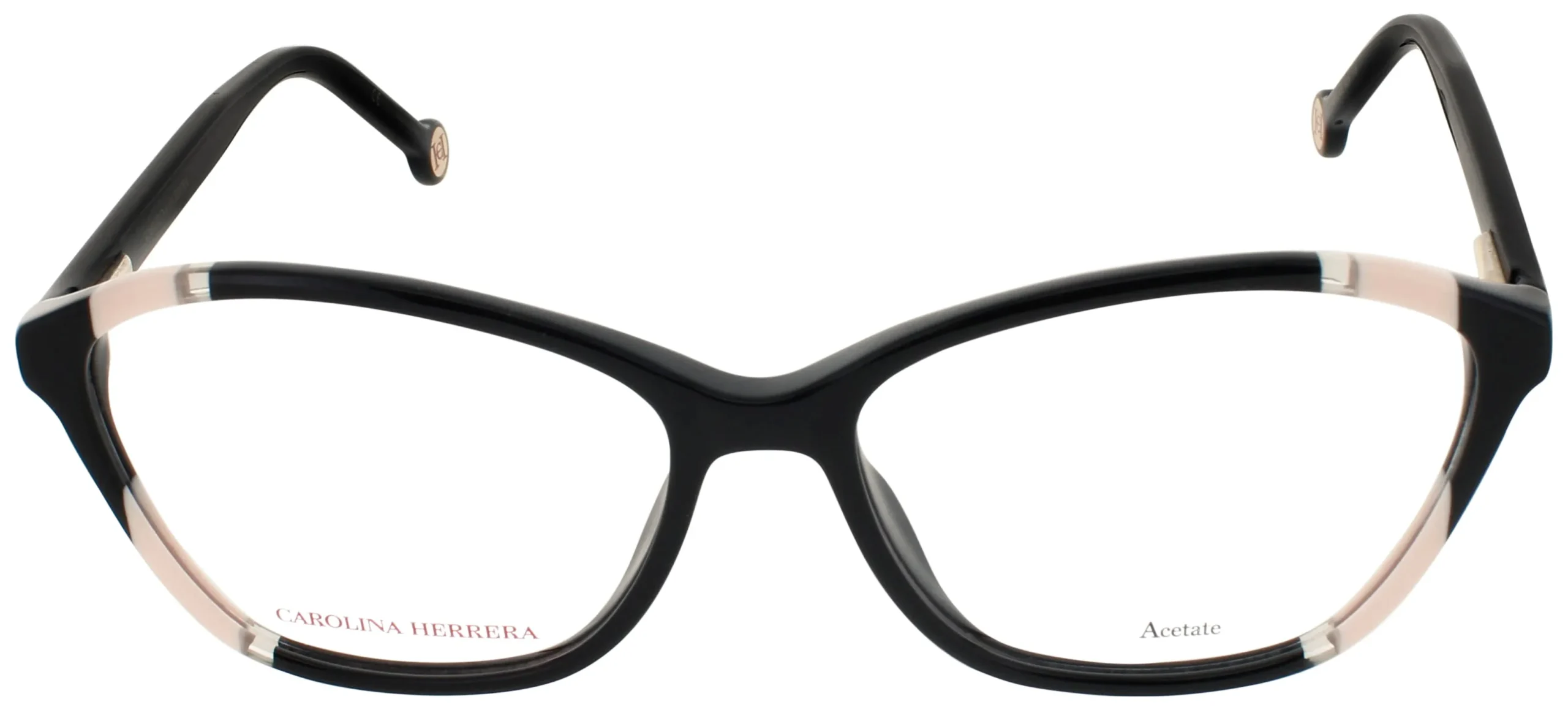 Carolina Herrera HER 0122 0KDX Eyeglasses Black Nude 55mm Women 2