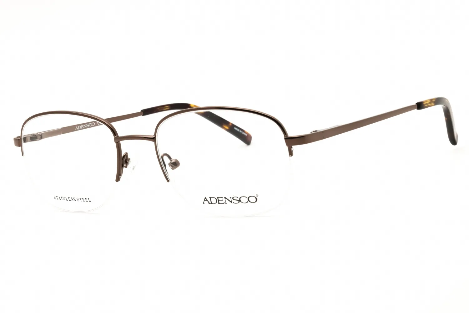 Adensco AD 140 0TUI 00 Eyeglasses Lt Brown L 53mm Men