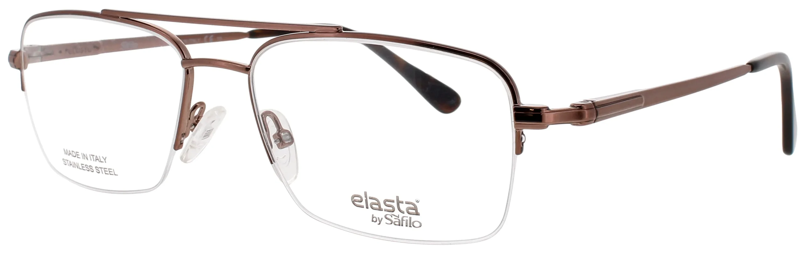 Elasta E 7251 TUI Eyeglasses Light Brown Lens 55mm Men