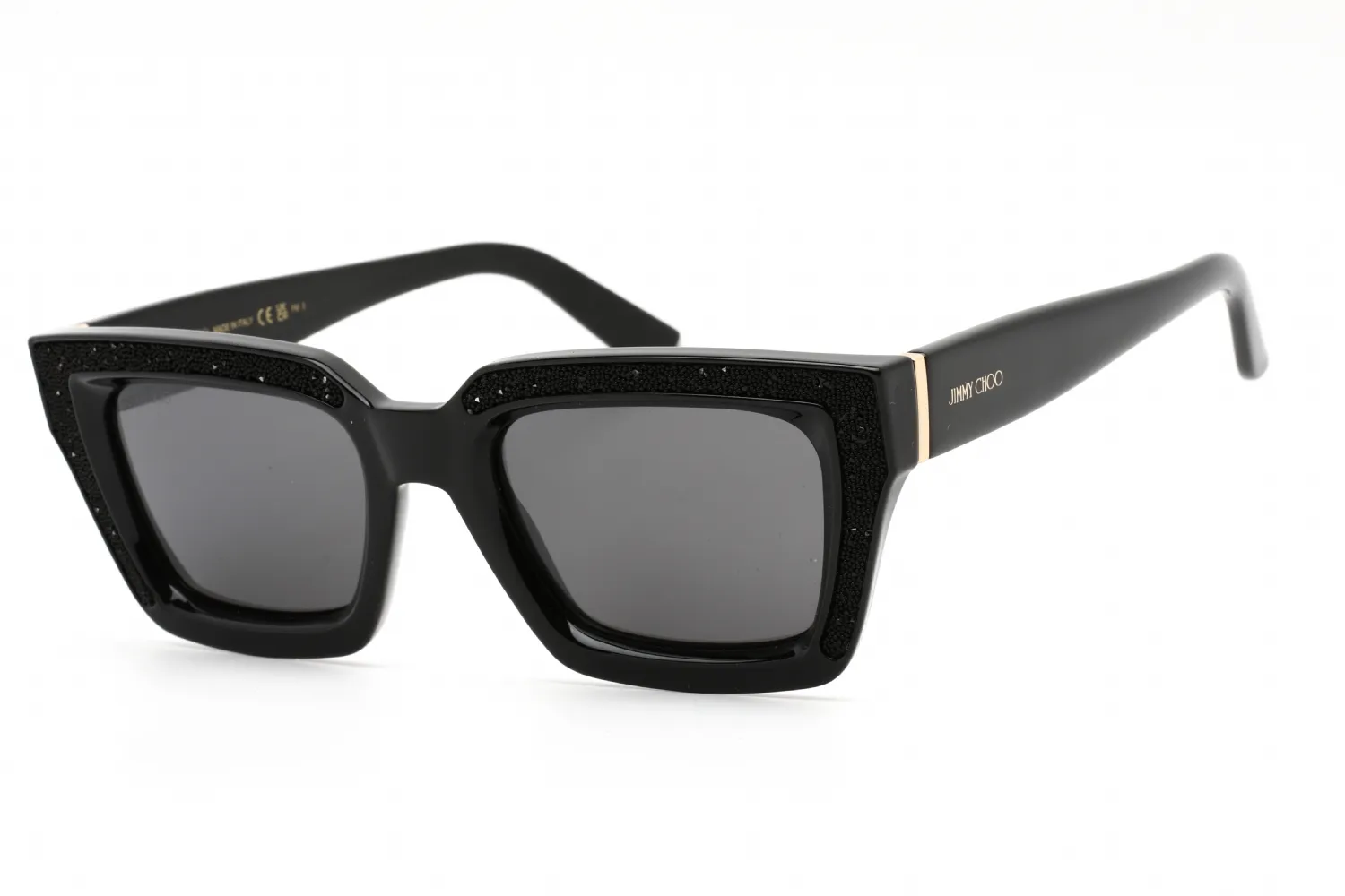 Jimmy Choo MEGS/S 0807 T4 Sunglasses Black 51mm Women