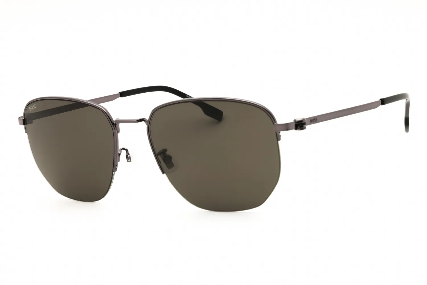 HUGO BOSS BOSS 1538/F/SK 0V81 IR Sunglasses Dark Ruthenium Silver 57mm Men