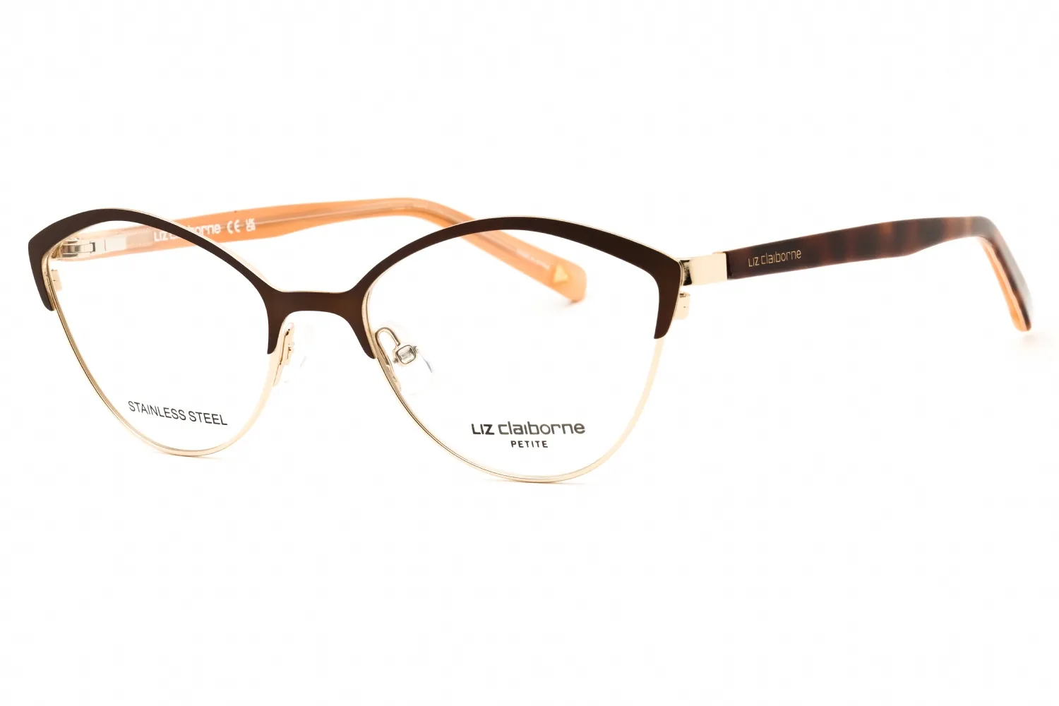 Liz Claiborne L 469 009Q 00 Eyeglasses Brown 50mm Women