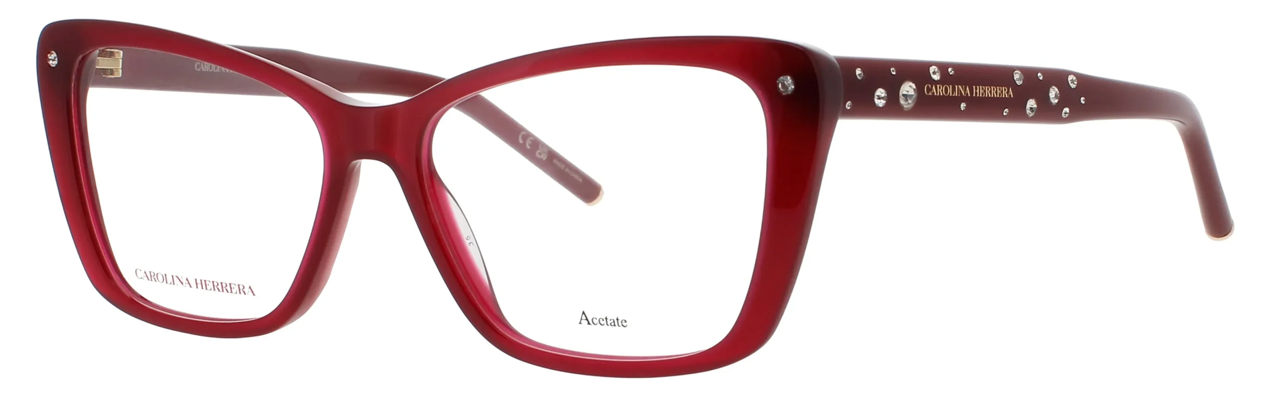 Carolina Herrera HER 0149 LHF Eyeglasses Burgundy 53mm Women