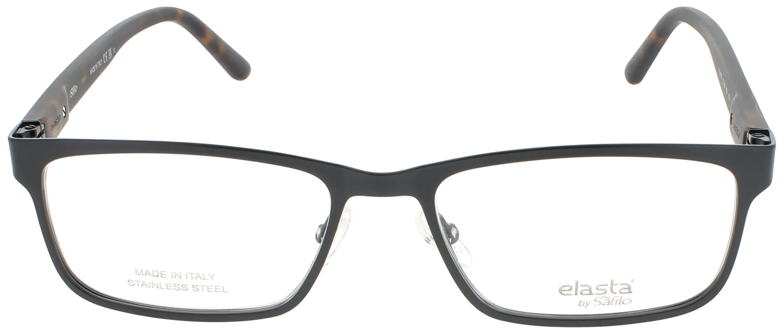 Elasta E 3128 0003 Eyeglasses Matte Black 56mm Men 2