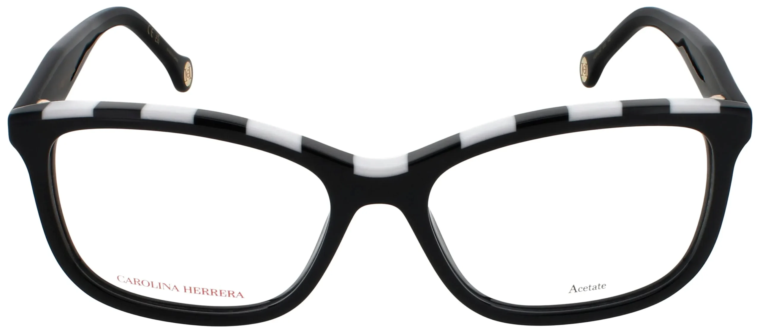 Carolina Herrera HER 0147 080S Eyeglasses Black Whte 54mm Women 2