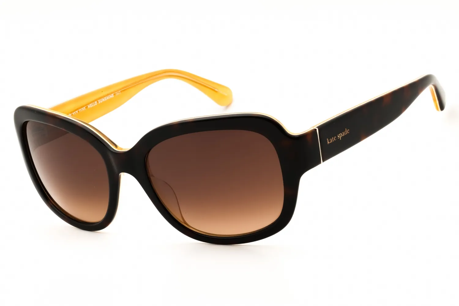 Kate Spade LAYNE/S HJV Sunglasses Havana Yellow 55mm Women