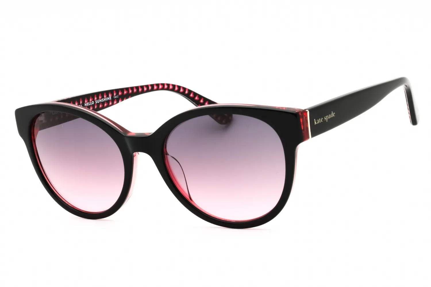 Kate Spade NATHALIE/G/S 0807 FF Sunglasses Black 55mm Women