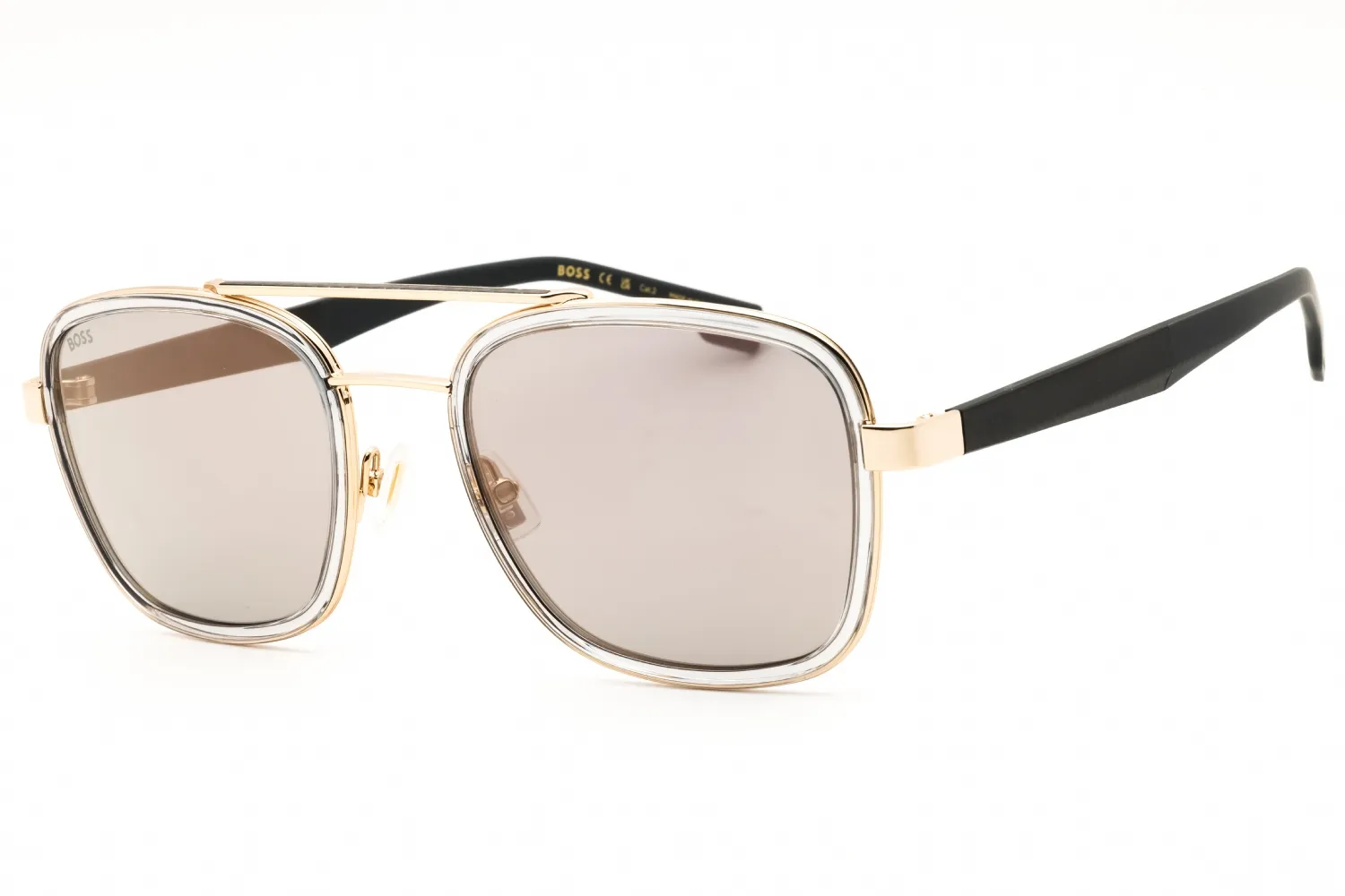 HUGO BOSS BOSS 1486/S 02F7 WM Sunglasses Gold Grey 54mm Men