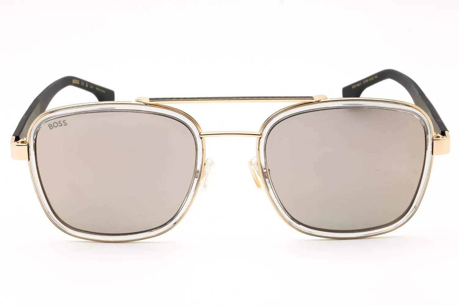 HUGO BOSS BOSS 1486/S 02F7 WM Sunglasses Gold Grey 54mm Men 2
