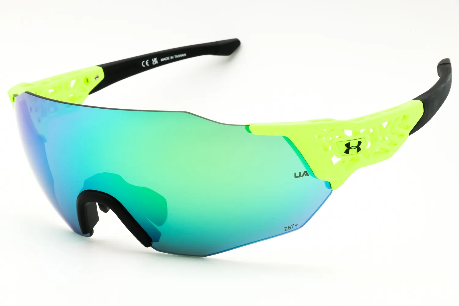 UNDER ARMOUR UA NEXT LEVEL 0Z3L V8 Sunglasses Green Fluo Black 99mm Men