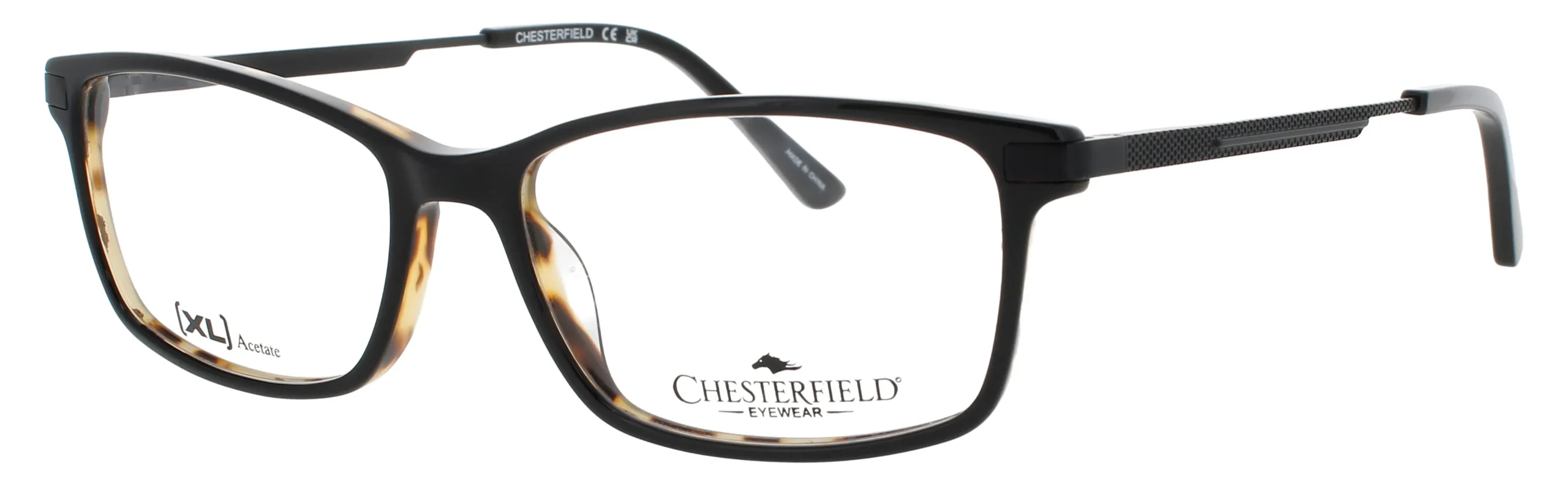 Chesterfield CH-107XL WR7 Eyeglasses Black 56mm Men