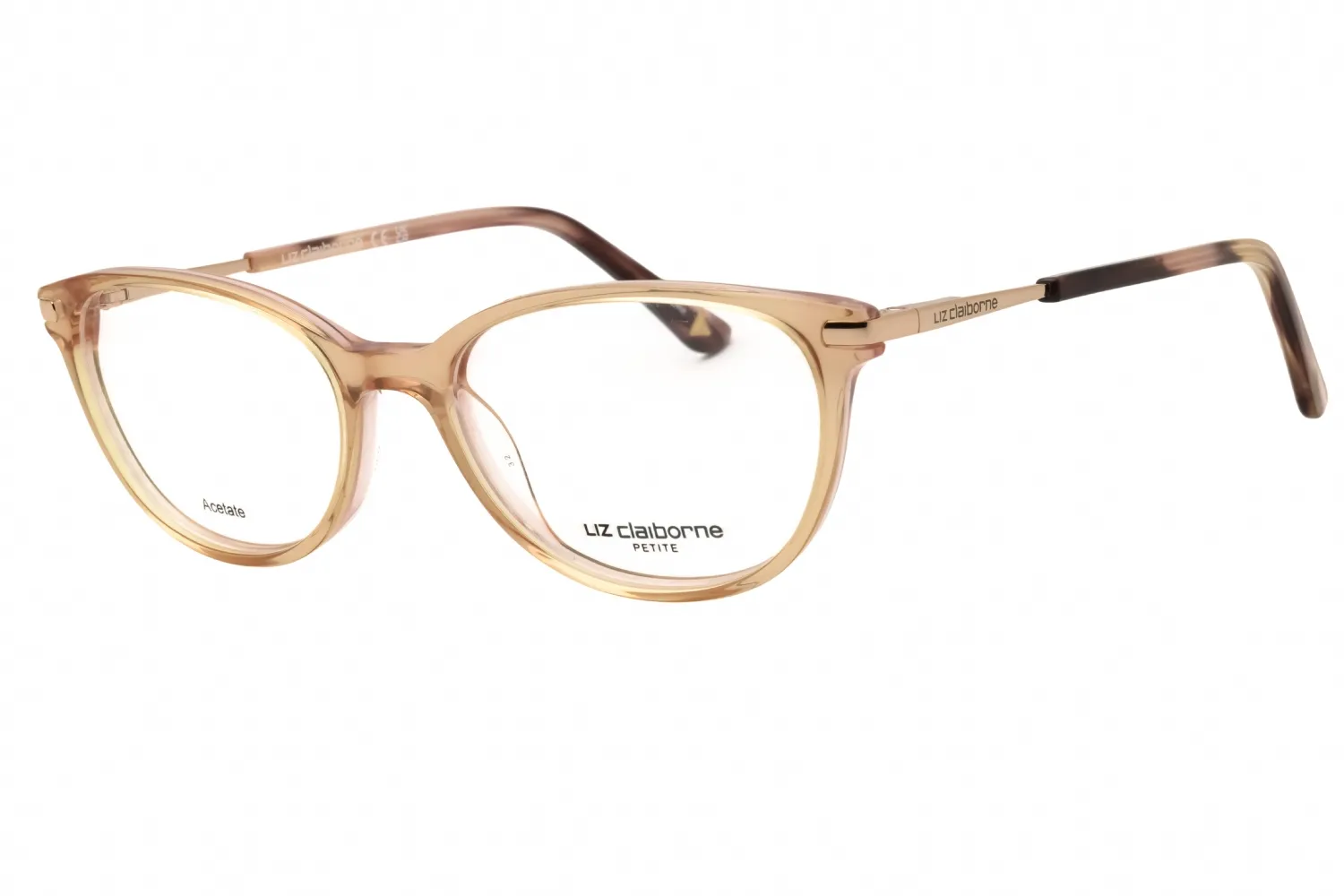 Liz Claiborne L470 733 Eyeglasses Peach 51mm Women