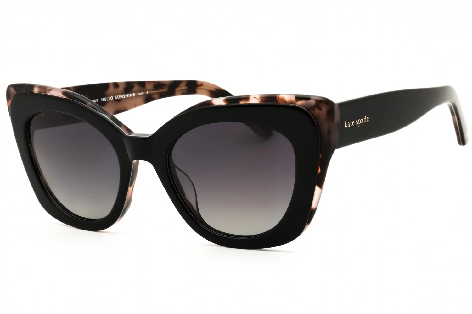 Kate Spade MARIGOLD/S 02TB WJ Sunglasses Blk Pnk Hvn 51mm Women