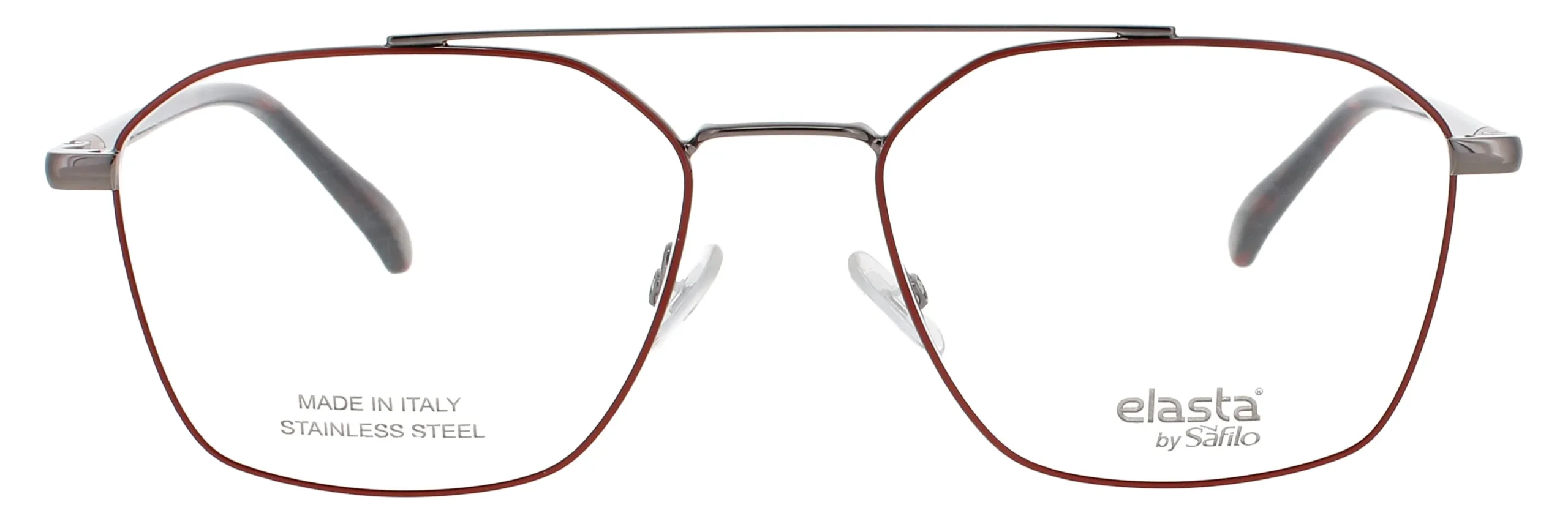 Elasta E-8001 C9A Eyeglasses Red 55mm Men 2