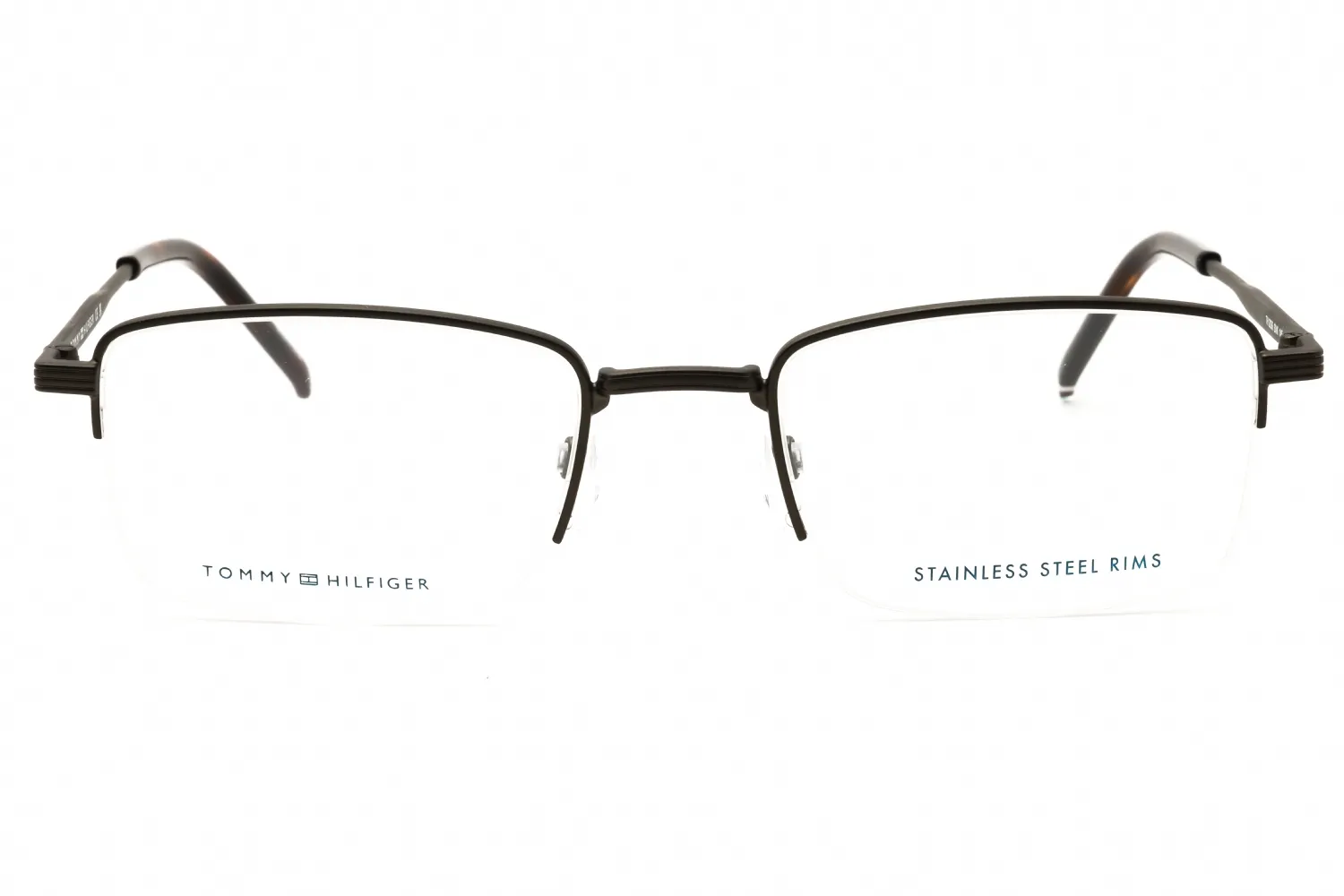 Tommy Hilfiger TH 2036 0SVK 00 Eyeglasses Matte Ruthenium Black 52mm Men 2