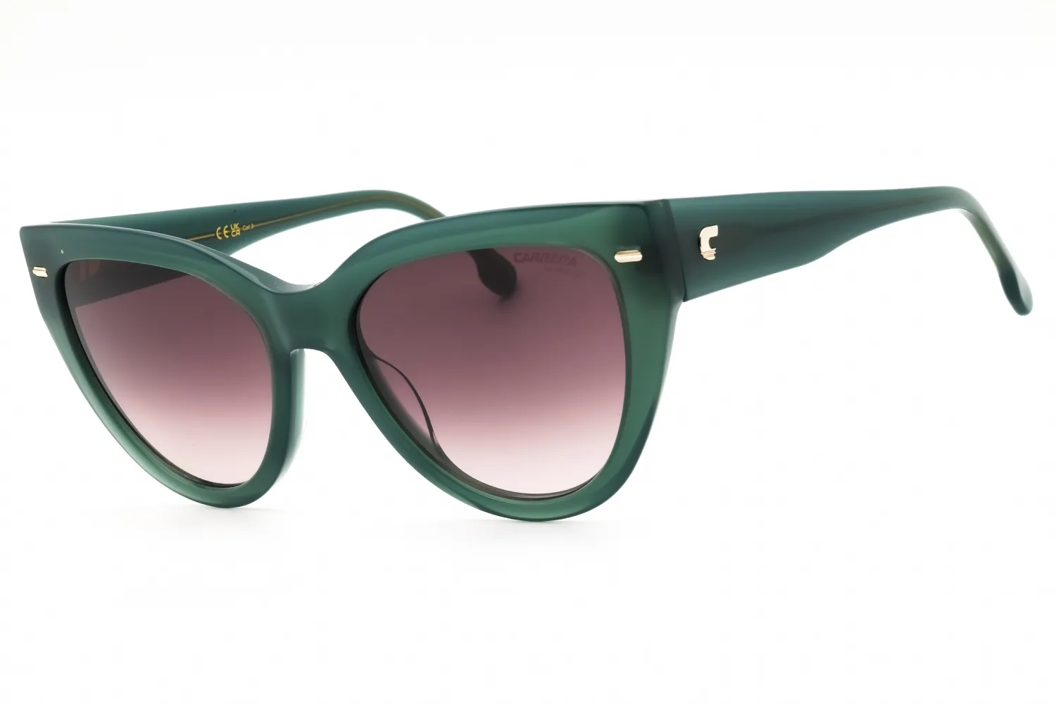Carrera CARRERA 3017/S 1ED HA Sunglasses Dark Shinny Green 55mm Women
