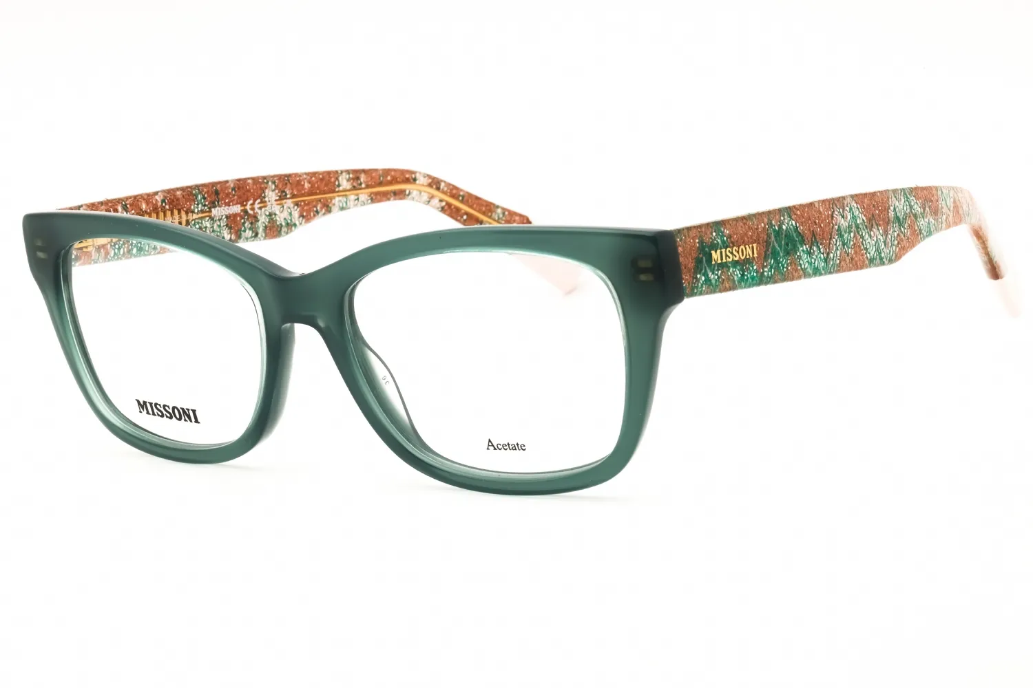 Missoni MIS0128 01ED 00 Eyeglasses Green 52mm Women