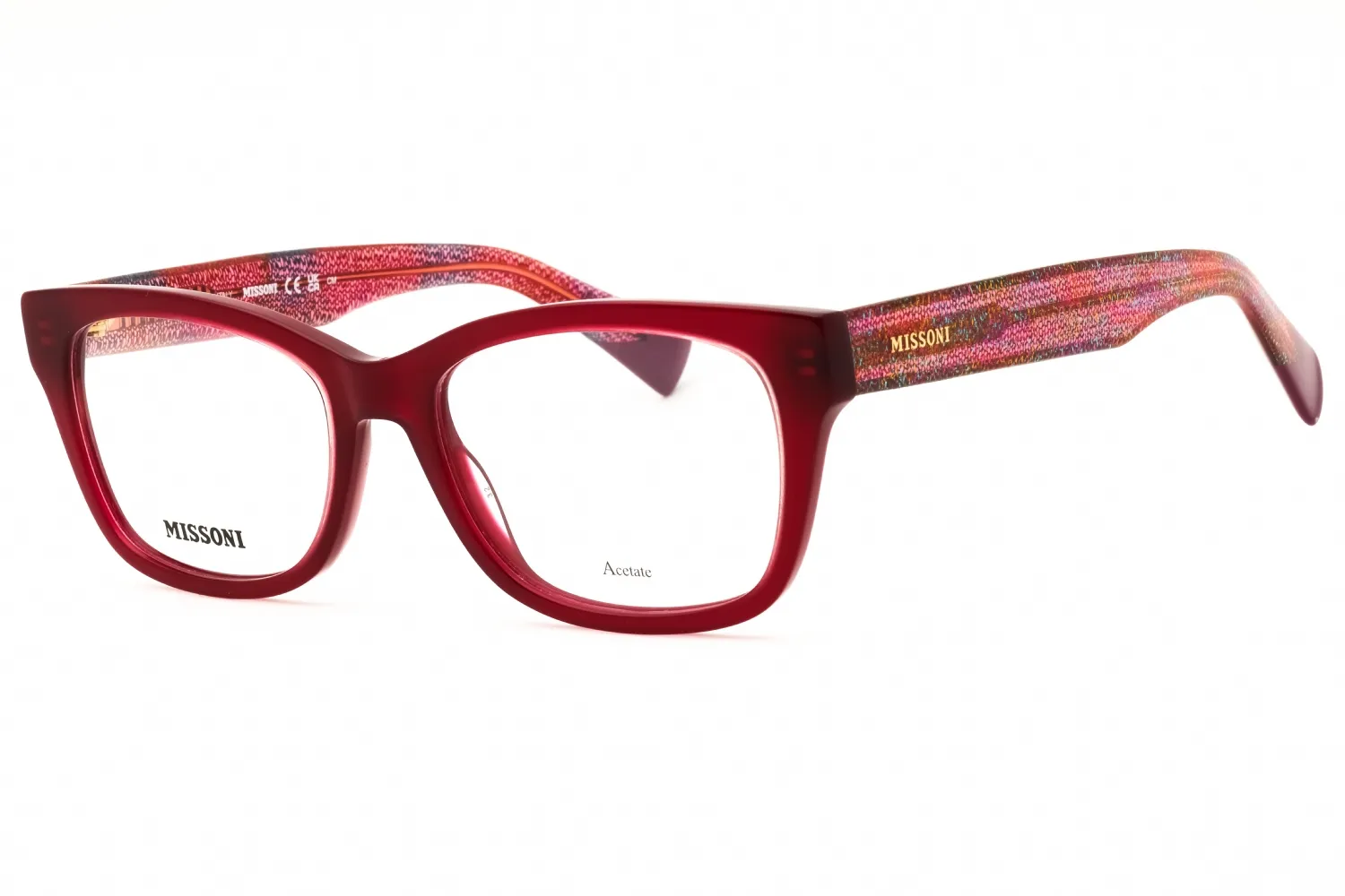 Missoni MIS 0128 0C9A 00 Eyeglasses Red 52mm Women
