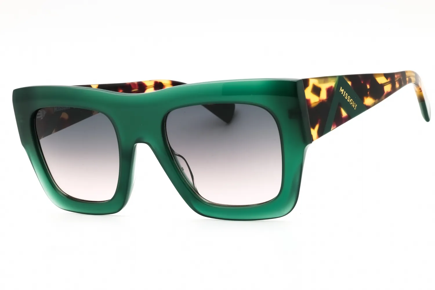 Missoni MIS 0153/S 0XGW JP Sunglasses Green Havana 52mm Women