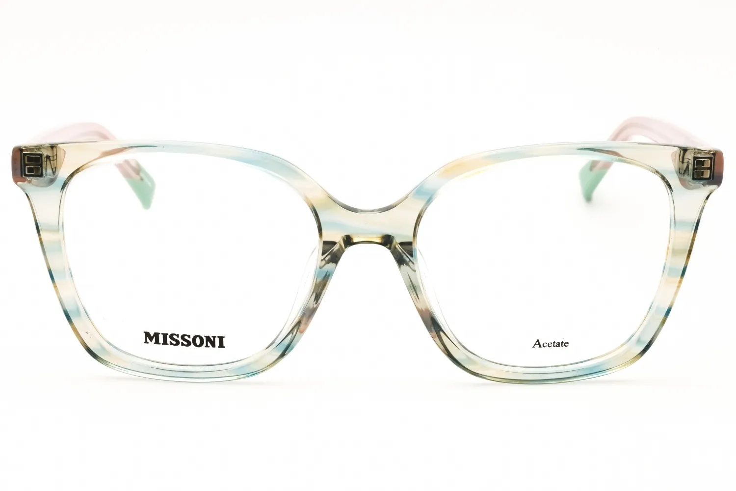 Missoni MIS 0160/G 06AK 00 Eyeglasses Green Hrn 51mm Women 2