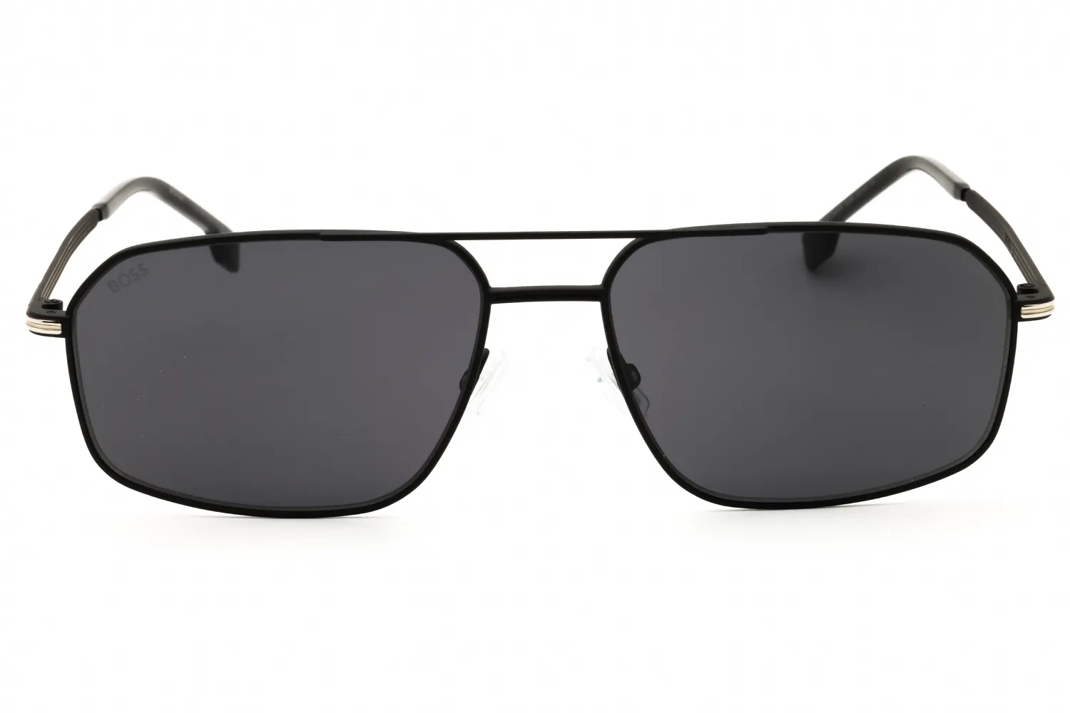 HUGO BOSS BOSS 1603/S 0124 IR Sunglasses Matte Black Silver 58mm Men 2