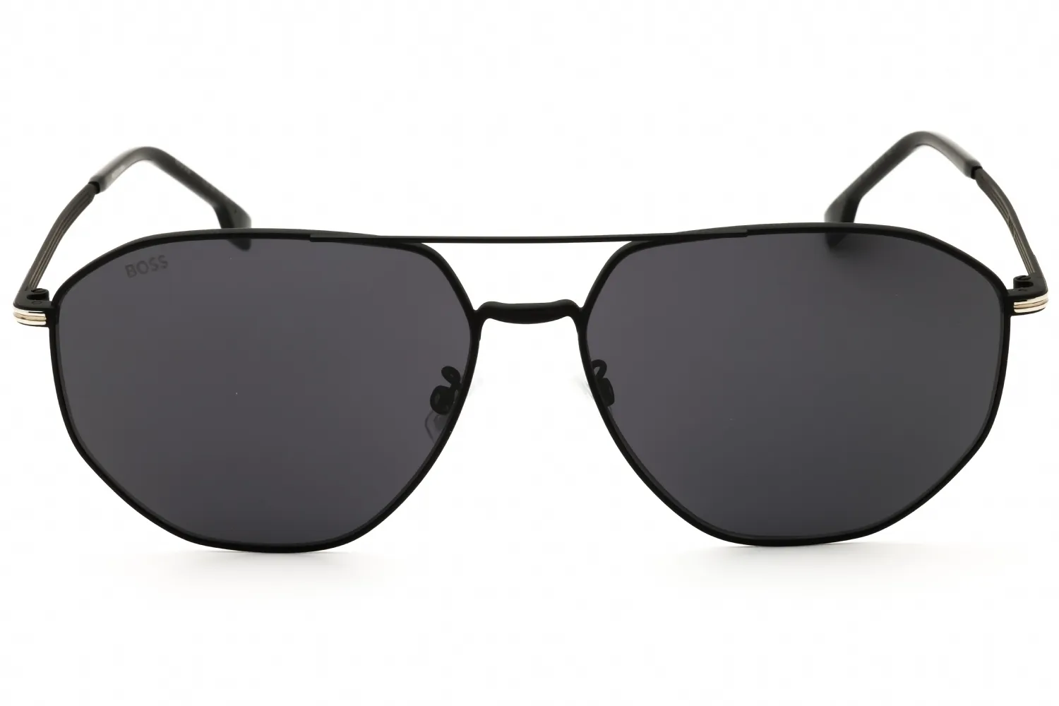 HUGO BOSS BOSS 1612/F/SK 0124 IR Sunglasses Matte Black Silver 61mm Men 2