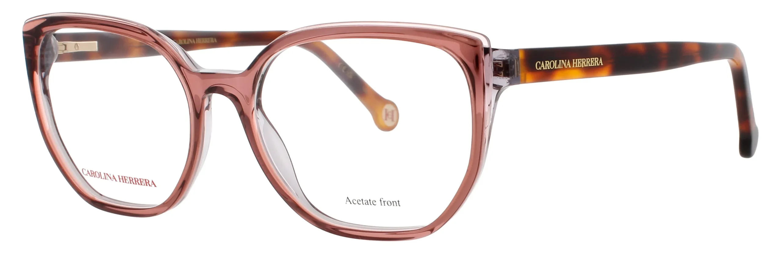 Carolina Herrera HER 0214 NUX Eyeglasses Brown 52mm Women